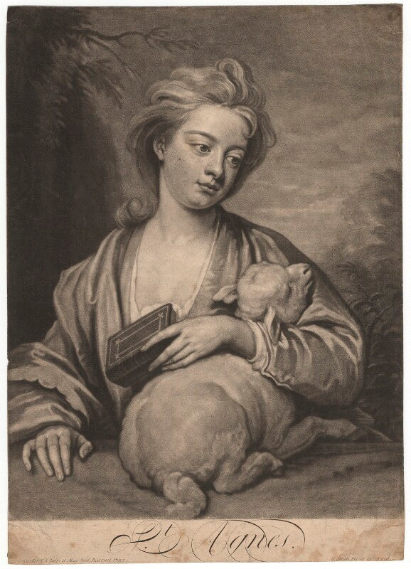 Catherine (née kneller) huckle as st agnes npg d4572