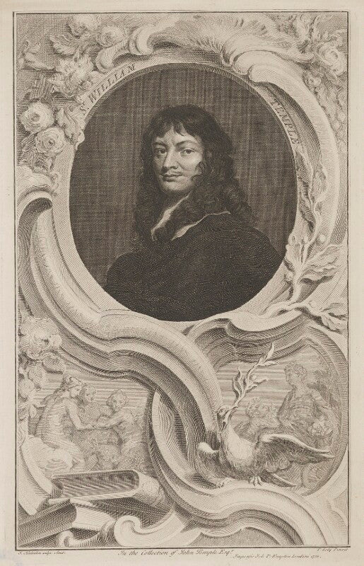Sir william temple, bt npg d40511