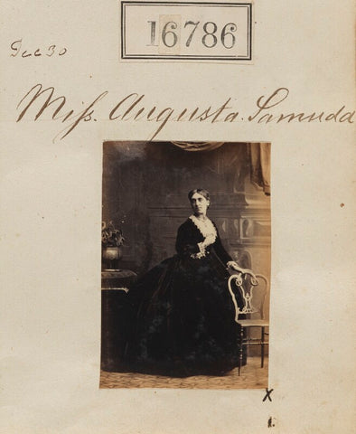 Augusta Joy D'Aguilar Bennett (née Samuda) NPG Ax64671