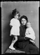 Helen Booth; Jane Ievers Booth (née Lowther); Joan Booth NPG x184768