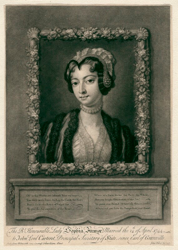 Sophia carteret (née fermor), countess granville npg d2482
