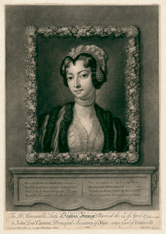 Sophia Carteret (née Fermor), Countess Granville NPG D2482