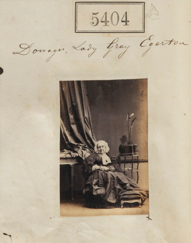 Rebecca (née du pré), lady grey egerton npg ax55364