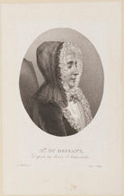 Marie Anne de Vichy-Chamrond (Vichy-Champrond), Marquise du Deffand NPG D14941