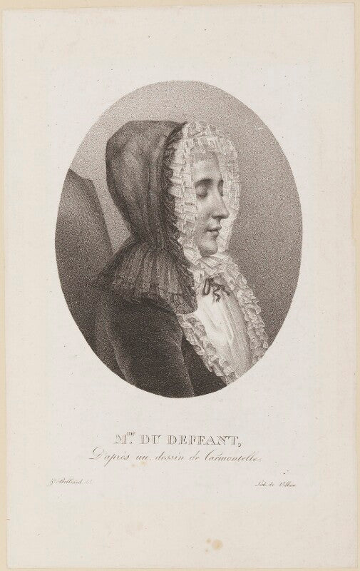 Marie anne de vichy chamrond (vichy champrond), marquise du deffand npg d14941