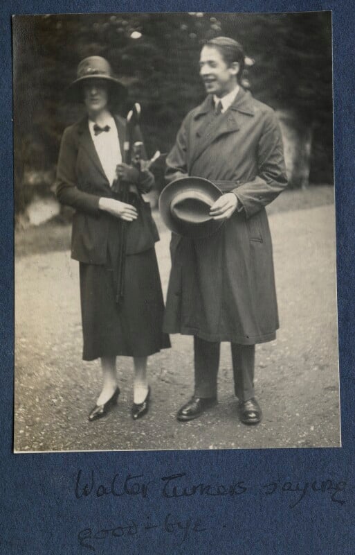 Delphine marguerite turner (née dubuis); walter james redfern turner npg ax141714