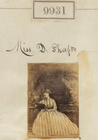 Miss D. Shafto NPG Ax59648