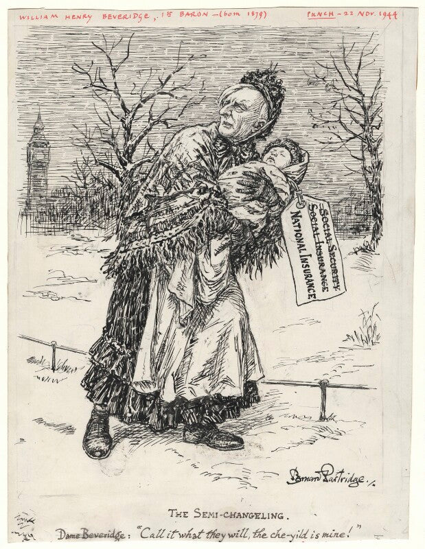 William henry beveridge, 1st baron beveridge npg d952