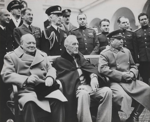 Winston Churchill, Franklin Roosevelt and Joseph Stalin at the Yalta Conference NPG x199337