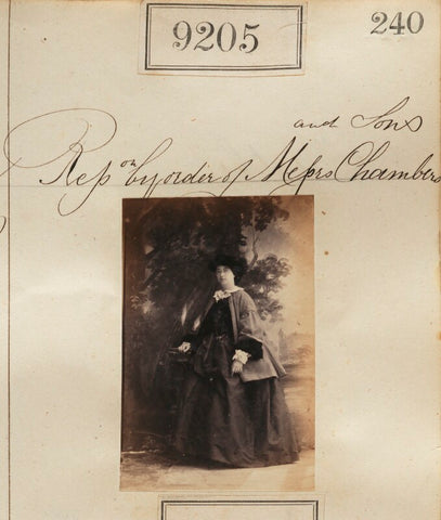 'Reproduction by order of Messrs Chambers & Sons' NPG Ax59027