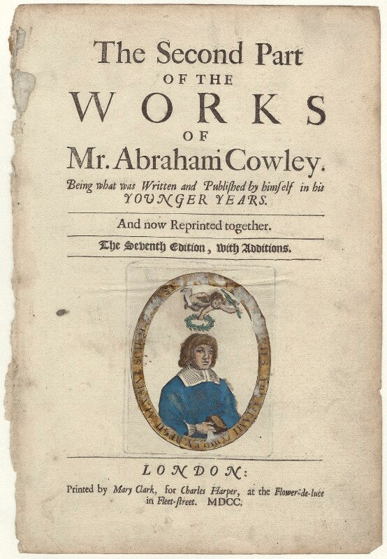 Abraham cowley npg d30138