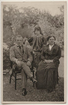 David Lloyd George; Lady Megan Arfon Lloyd George; Dame Margaret Lloyd George (née Owen) NPG x197816