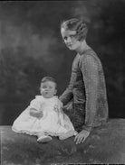 Elizabeth Ann Bevil Nelson (née Cary); Joan Sylvia Cary (née Southey), Viscountess Falkland (later Walker) NPG x49715