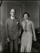 Robert Munro, 1st Baron Alness; Olga Marie Munro (née Grumler), Lady Alness NPG x151131