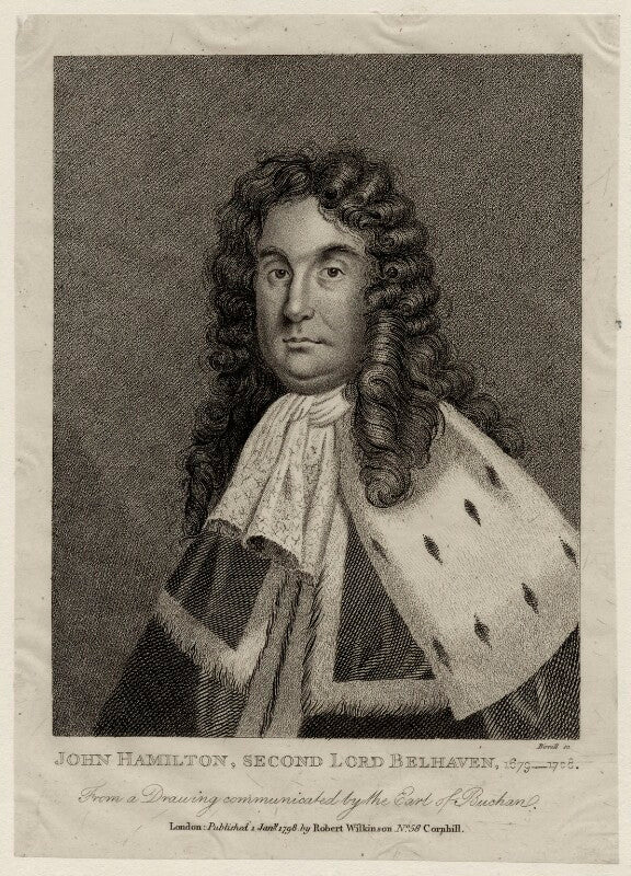 John hamilton, 2nd lord belhaven and stenton npg d30834