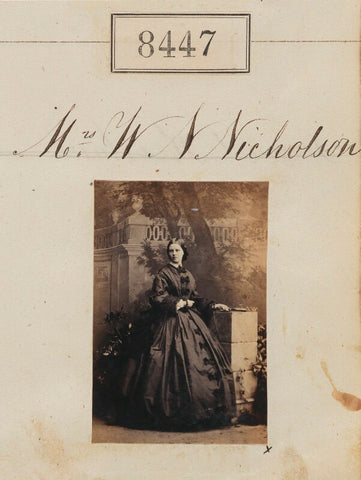 Maria Alice Nicholson (née Betts) ('Mrs W.N. Nicholson') NPG Ax58269