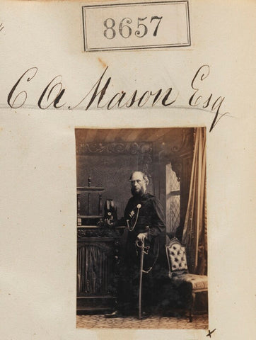 Charles Adnam Mason ('C.A. Mason Esq.') NPG Ax58480