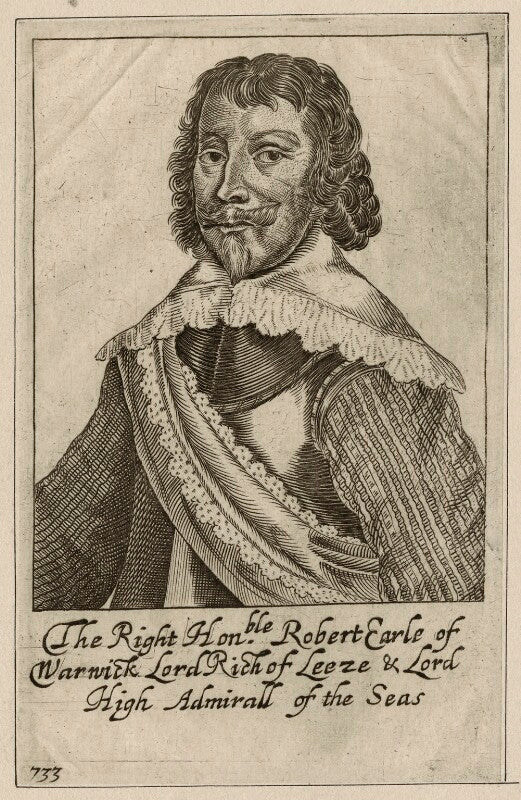Robert rich, 2nd earl of warwick npg d26529