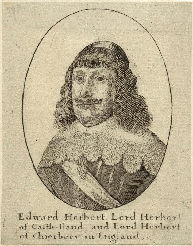 Edward herbert, 1st baron herbert of cherbury npg d33404
