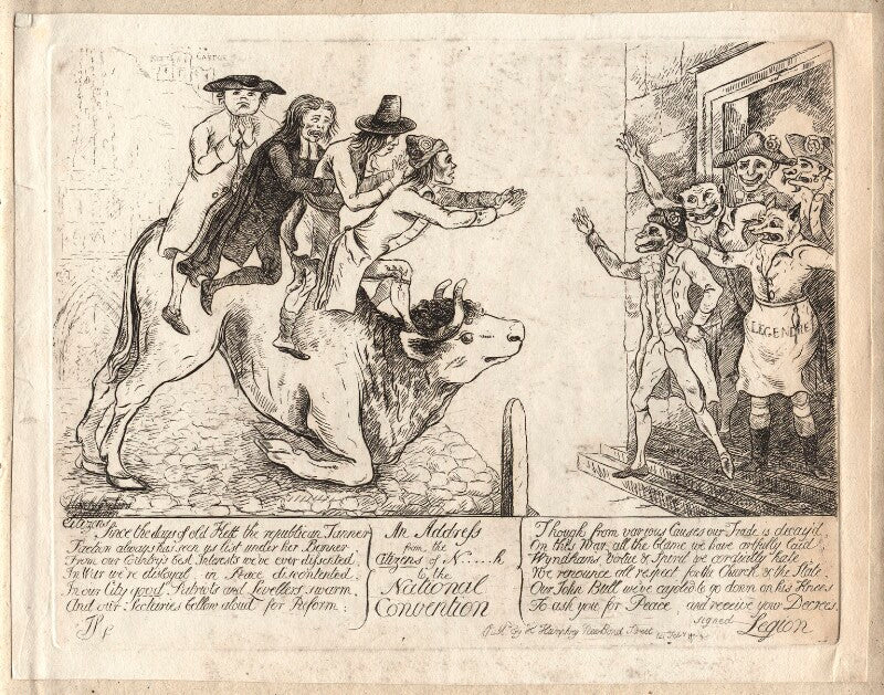 'an address from the citizens of n[orwich] to the national convention' npg d12256