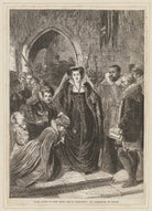 Mary, Queen of Scots being led to execution NPG D13135