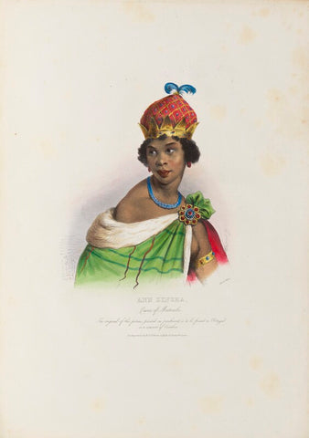 Queen Nzinga Mbande (Anna de Sousa Nzinga) NPG D34632