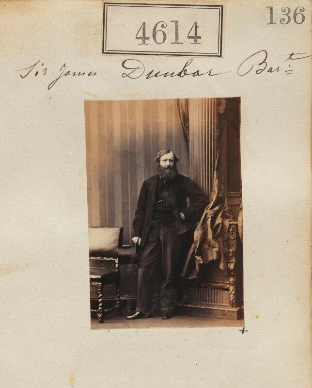 Sir james alexander dunbar, 3rd bt npg ax54626