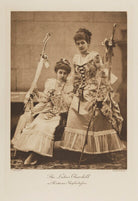 Lady Norah Beatrice Henriette Bradley-Birt (née Spencer Churchill) and Lady Lilian Maud Grenfell (née Spencer-Churchill) as Watteau Shepherdesses NPG Ax41118