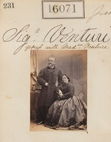 Signor Venturi; Madame Venturi NPG Ax63997