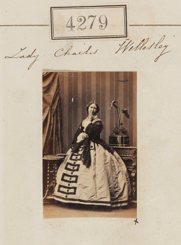 Augusta sophia anne (née pierrepont), lady charles wellesley npg ax54294