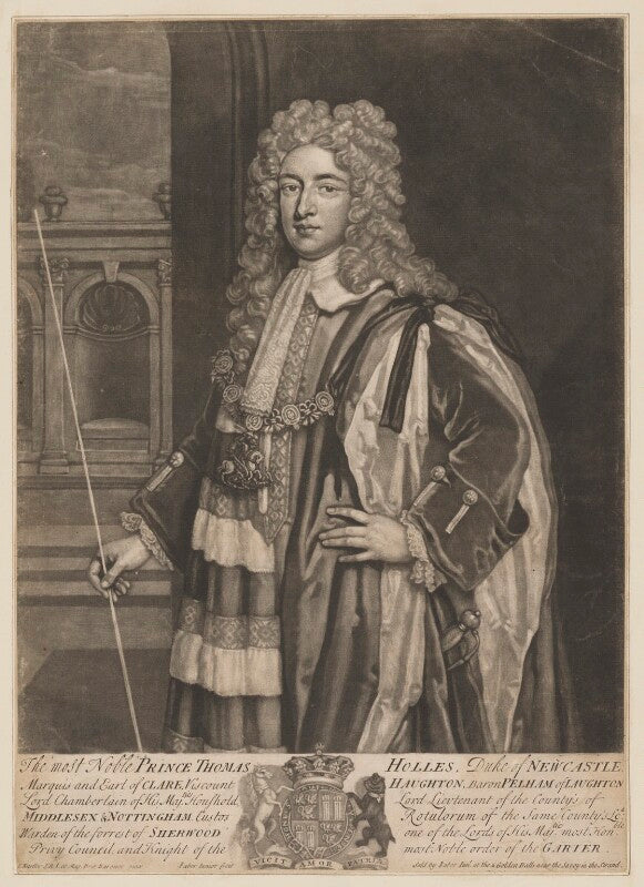 Thomas pelham holles, 1st duke of newcastle under lyne npg d38722