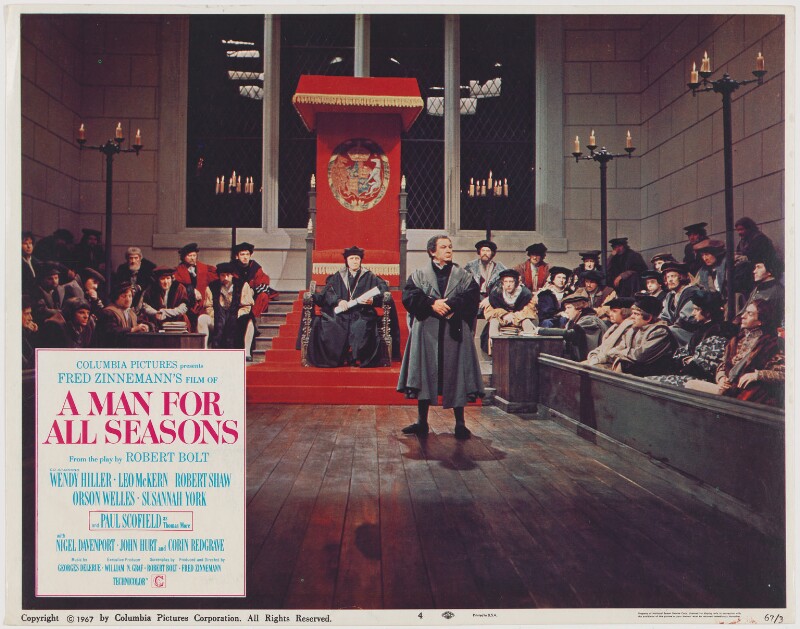 A man for all seasons lobby card 4 (leo mckern as thomas cromwell, earl of essex) npg d48105