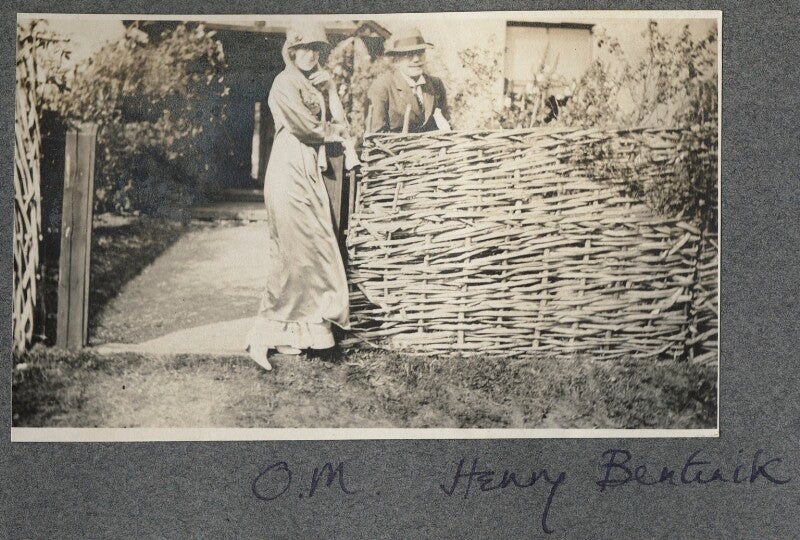 Lady ottoline morrell; lord henry cavendish bentinck npg ax140314