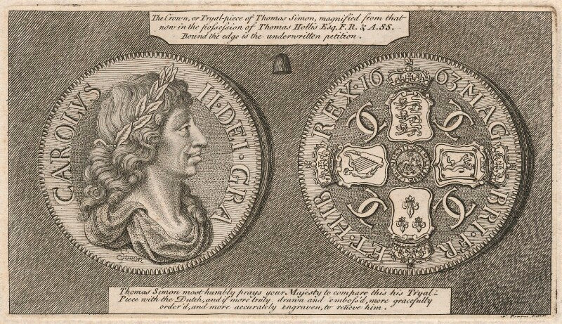 King Charles II (The trial crown piece of Charles II) NPG D18542