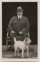 King Edward VII with his dog Caesar NPG x196404