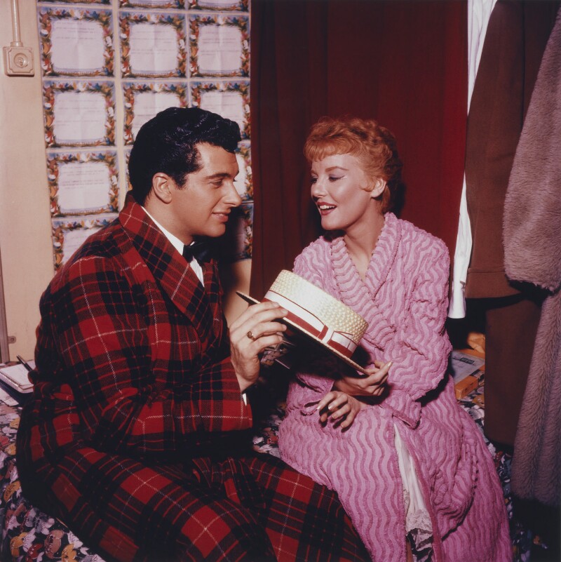 Frankie vaughan and petula clark npg x136318