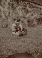 Barbara Strachey with cat NPG Ax160829