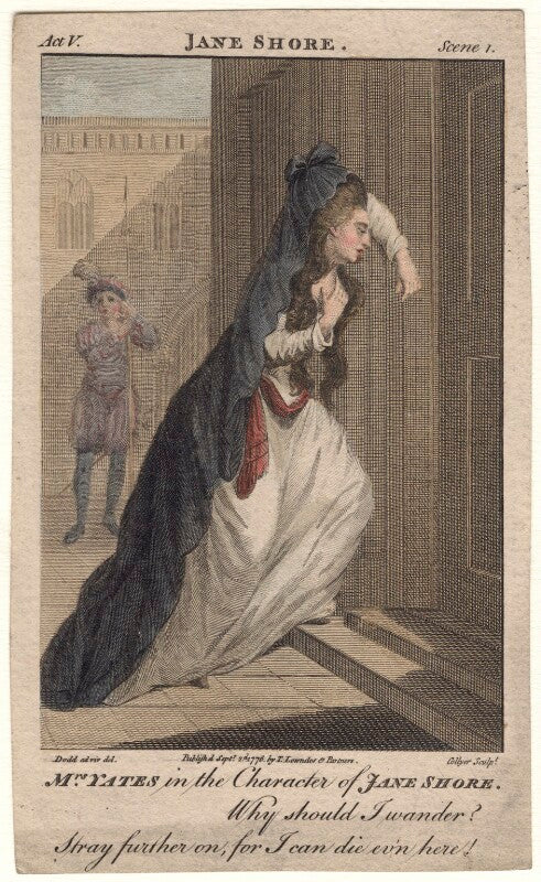 Mary ann yates as jane shore npg d4951