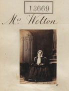 Mrs Welton NPG Ax63300