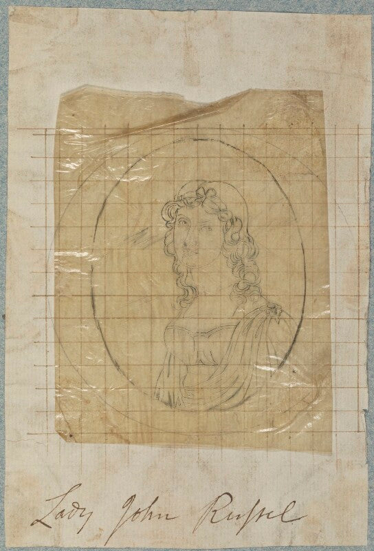 Georgiana (née byng), lady russell npg d17783