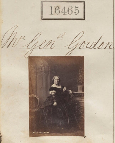 Mrs General Gordon NPG Ax64377