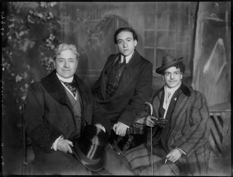 Three unknown sicilian players in 'ordinary life' npg x104233