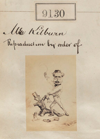 'Reproduction of a caricature by order of Mr[?] Kilburn' NPG Ax58952