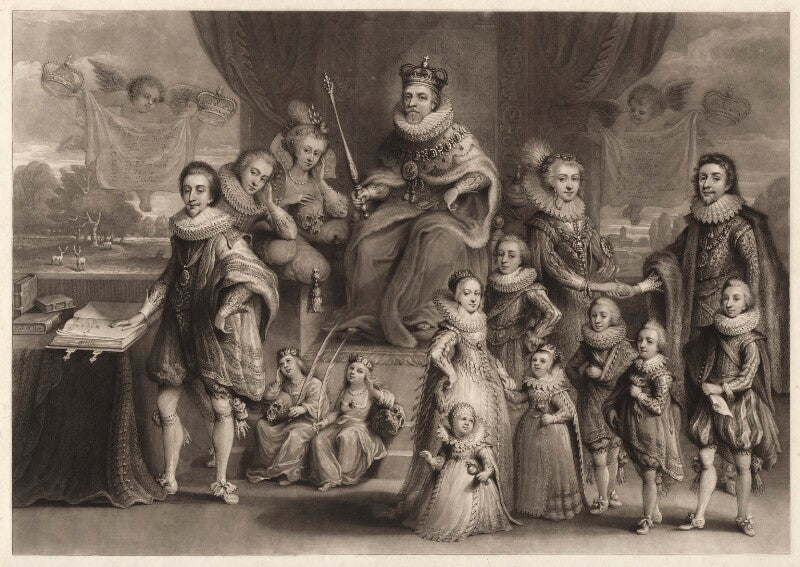 'james i and his royal progeny' npg d9808