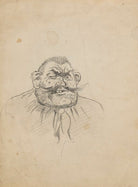 Comic sketch (Unknown sitter) NPG D43170