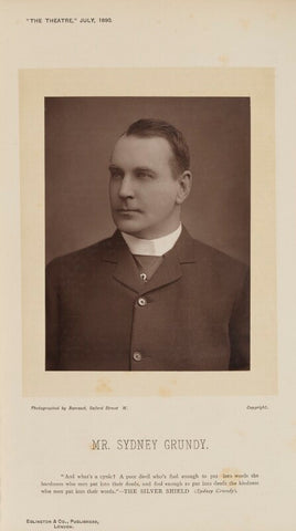 Sydney Grundy NPG Ax9372