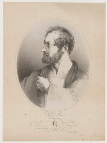 William Charles Macready as Werner NPG D38131