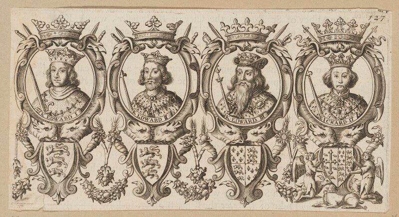 King edward i; king edward ii; king edward iii; king richard ii npg d34137