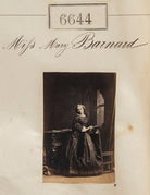 Miss Mary Barnard NPG Ax56577