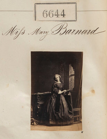 Miss Mary Barnard NPG Ax56577